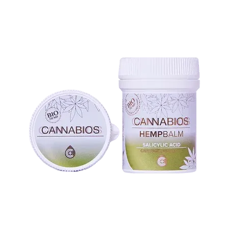 Balsam konopny Cannabios Z kwasem salicylowym  Balsam konopny Cannabios Z kwasem salicylowym