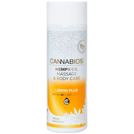 Olejek do masażu Cannabios X-oil LEMON PLUS 100ml Olejek do masażu Cannabios X-oil LEMON PLUS 100ml
