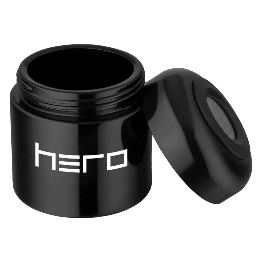 Скляний контейнер без запаху з гігрометром 100 мл HERO | Конопляний магазин Скляний контейнер без запаху з гігрометром 100 мл HERO | Конопляний магазин