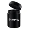 Glass unscented container with hygrometer 250ml HERO | Hemp Shop Glass unscented container with hygrometer 250ml HERO | Hemp Shop