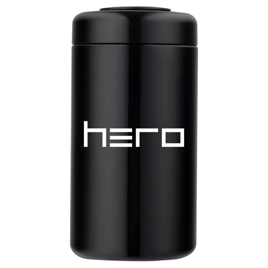 Glass unscented container with hygrometer 500ml HERO | Hemp Shop Glass unscented container with hygrometer 500ml HERO | Hemp Shop