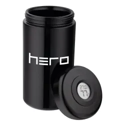 Glass Odorless Container with Hygrometer 500ml HERO