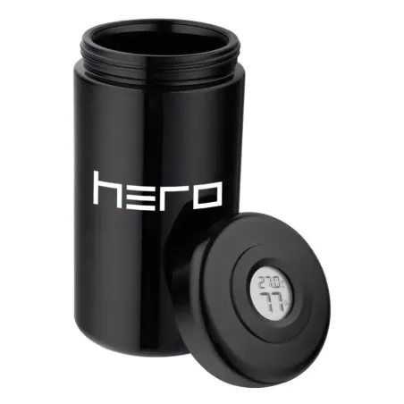 Szklany pojemnik bezzapachowy z higrometrem 500ml HERO Szklany pojemnik bezzapachowy z higrometrem 500ml HERO
