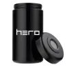Glass unscented container with hygrometer 500ml HERO | Hemp Shop Glass unscented container with hygrometer 500ml HERO | Hemp Shop