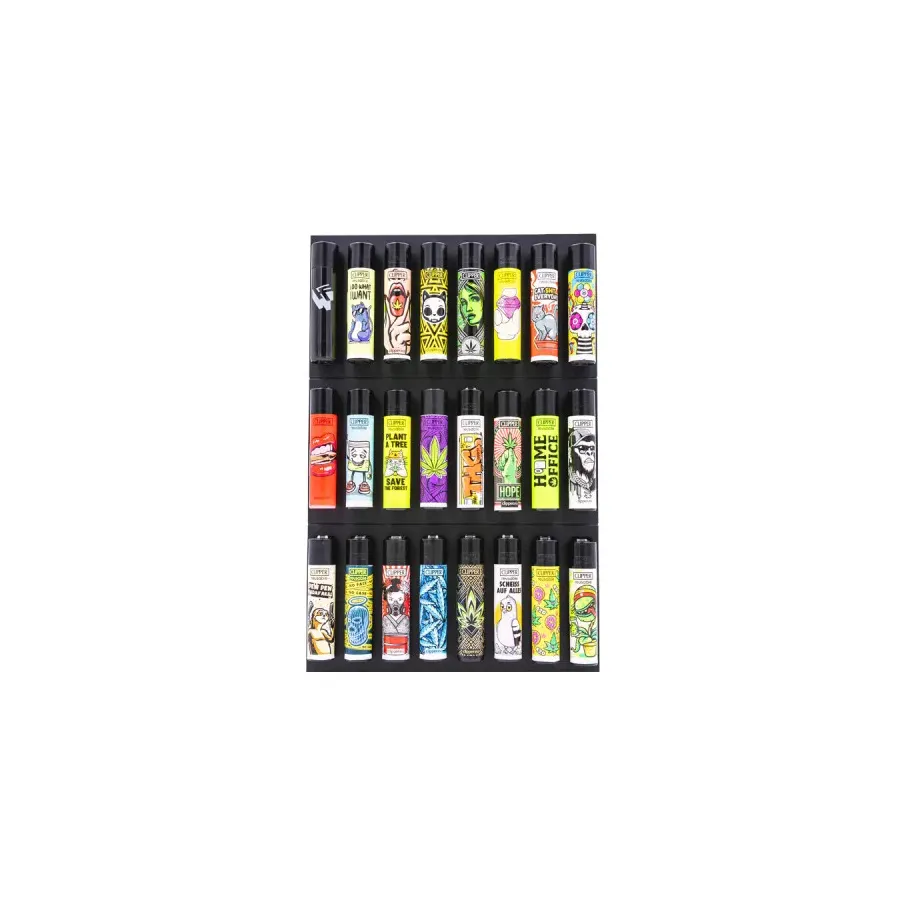 FIRE-BOARD stojak z magnesem na 24szt zapalniczek CLIPPER