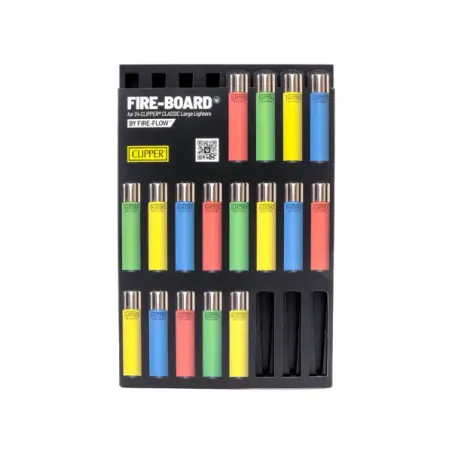 FIRE-BOARD stand with magnet for 24pcs of lighters CLIPPER | Hemp Shop FIRE-BOARD stand with magnet for 24pcs of lighters CLIPPER | Hemp Shop