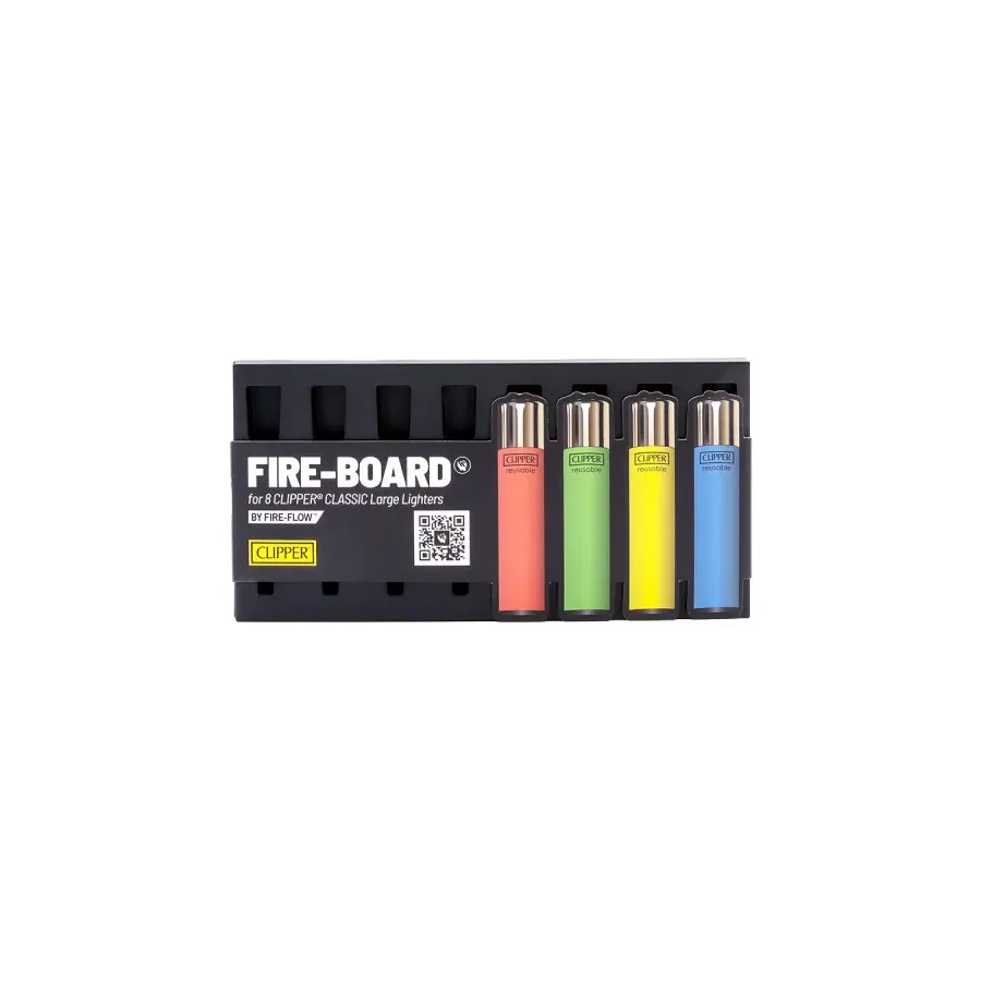 FIRE-BOARD stojak z magnesem na 8szt zapalniczek CLIPPER