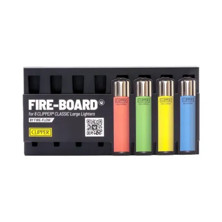 FIRE-BOARD stojak z magnesem na 8szt zapalniczek CLIPPER FIRE-BOARD stojak z magnesem na 8szt zapalniczek CLIPPER