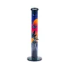 GLASS BONG FIRE-FLOW X BLACK LEAF BONG LEAVES 37-3 40CM | Hemp Shop