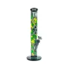 BONGO SZKLANE FIRE-FLOW X BLACK LEAF BONG THC MOLECULE 40CM