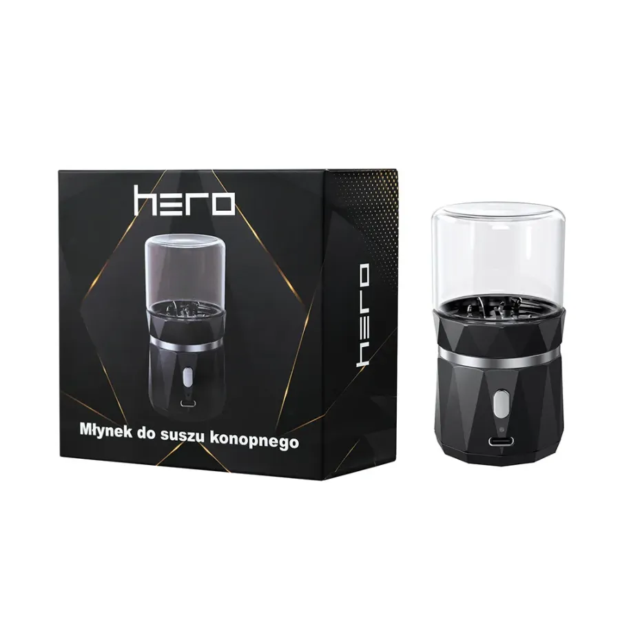 Electric grinder for dried hemp HERO | Hemp Shop Electric grinder for dried hemp HERO | Hemp Shop