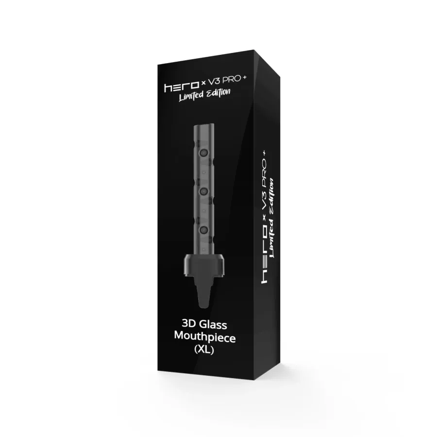 Мундштук X-Max V3 PRO+ X HERO 3D XL глибокий чорний Мундштук X-Max V3 PRO+ X HERO 3D XL глибокий чорний