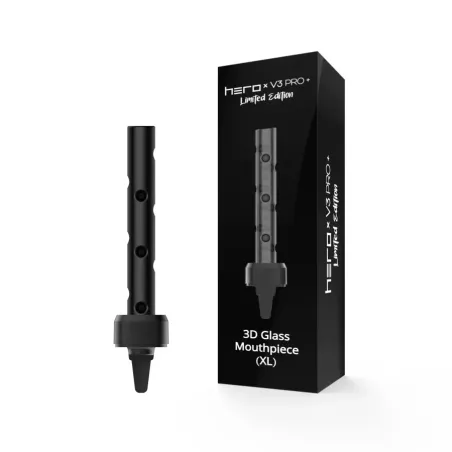 Мундштук X-Max V3 PRO+ X HERO 3D XL глибокий чорний Мундштук X-Max V3 PRO+ X HERO 3D XL глибокий чорний
