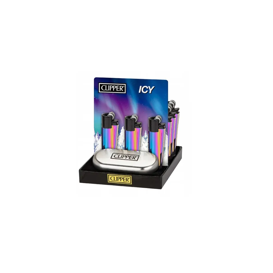 Сталеві світліші крижані кольори Clipper+ корпус | Конопляний магазин Сталеві світліші крижані кольори Clipper+ корпус | Конопляний магазин