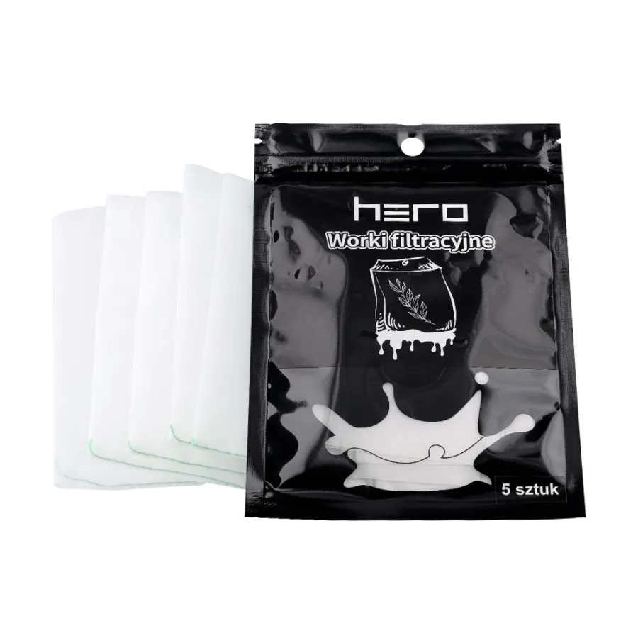 Filter bags HERO 120u 8x5.5 5pcs