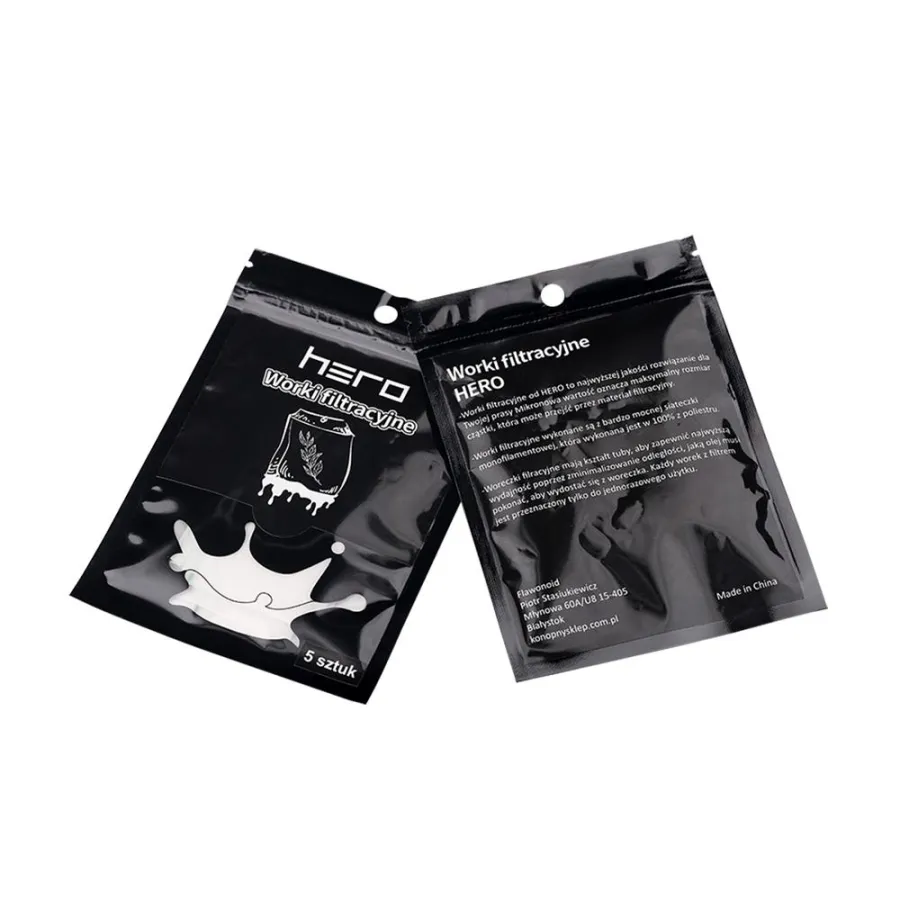 Worki filtracyjne HERO 90u 10,5x5,5cm 5szt Worki filtracyjne HERO 90u 10,5x5,5cm 5szt