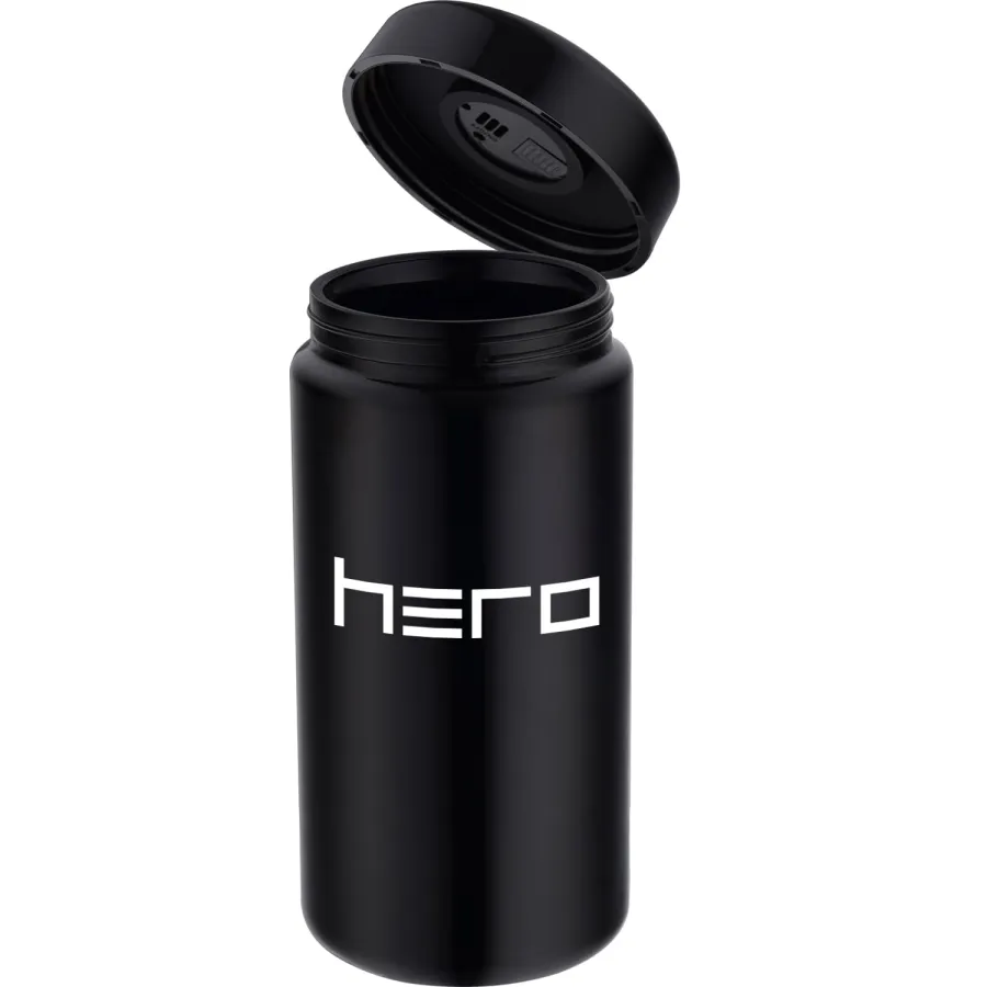 Скляний контейнер без запаху з гігрометром 1000мл HERO | Конопляний магазин