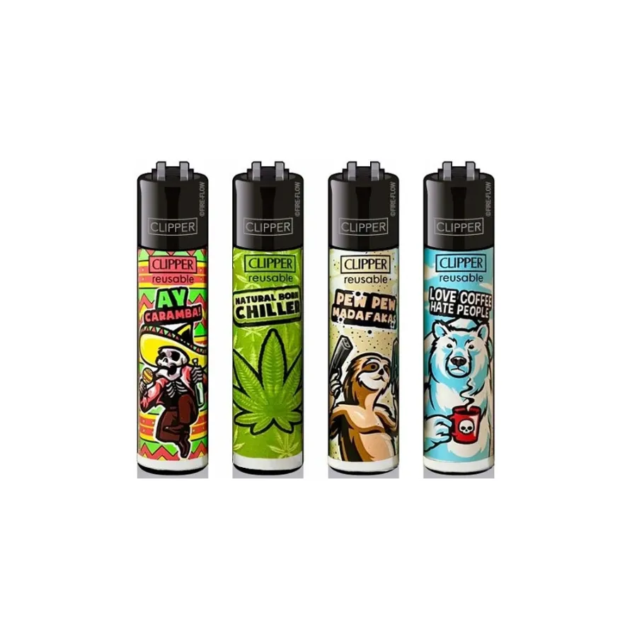 Lighter Clipper Mix Slogan 1 | Hemp Shop