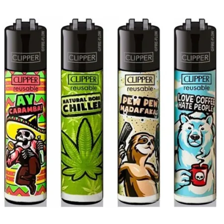 Lighter Clipper Mix Slogan 1 | Hemp Shop Lighter Clipper Mix Slogan 1 | Hemp Shop