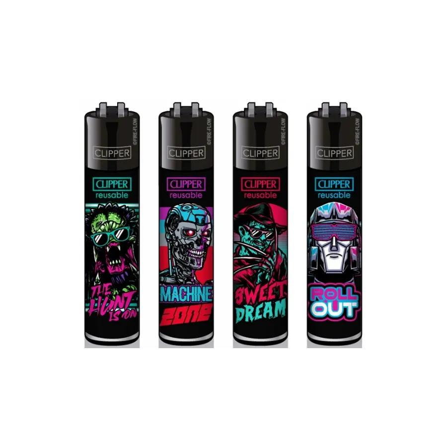 Clipper RETRO WAVE Lighter | Hemp Shop