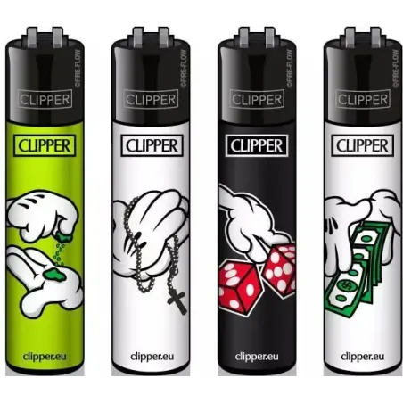 Zapalniczka Clipper CARTOON HANDS Zapalniczka Clipper CARTOON HANDS