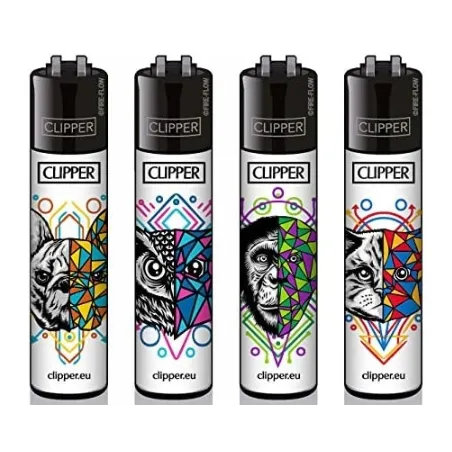 Lighter Clipper Geometrical Animals | Hemp Shop Lighter Clipper Geometrical Animals | Hemp Shop