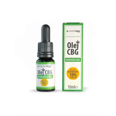 OLEJEK KONOPNY 15% CBG 10ML 1500MG OLEJEK KONOPNY 15% CBG 10ML 1500MG
