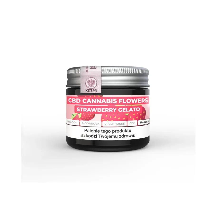 Dried CBD Hemp Strawberry gelato 3g