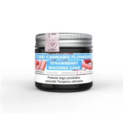 Dried CBD Hemp Strawberry Wedding cake 2g