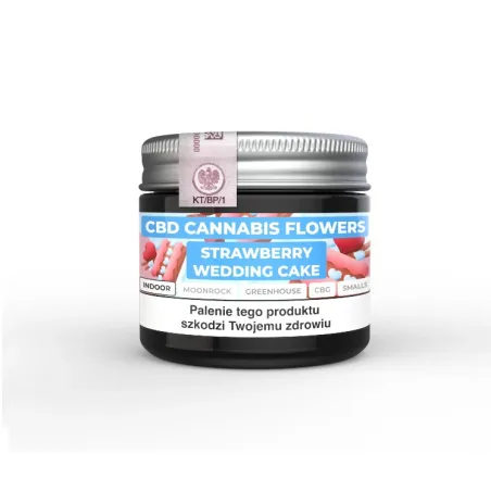 Dried CBD Hemp Strawberry Wedding cake 2g Dried CBD Hemp Strawberry Wedding cake 2g