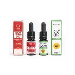 RAW Hemp Oil 15% + CBG Oil 15%