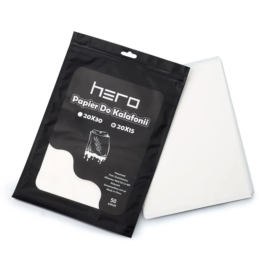 Rosin Paper HERO 20x15cm 50pcs