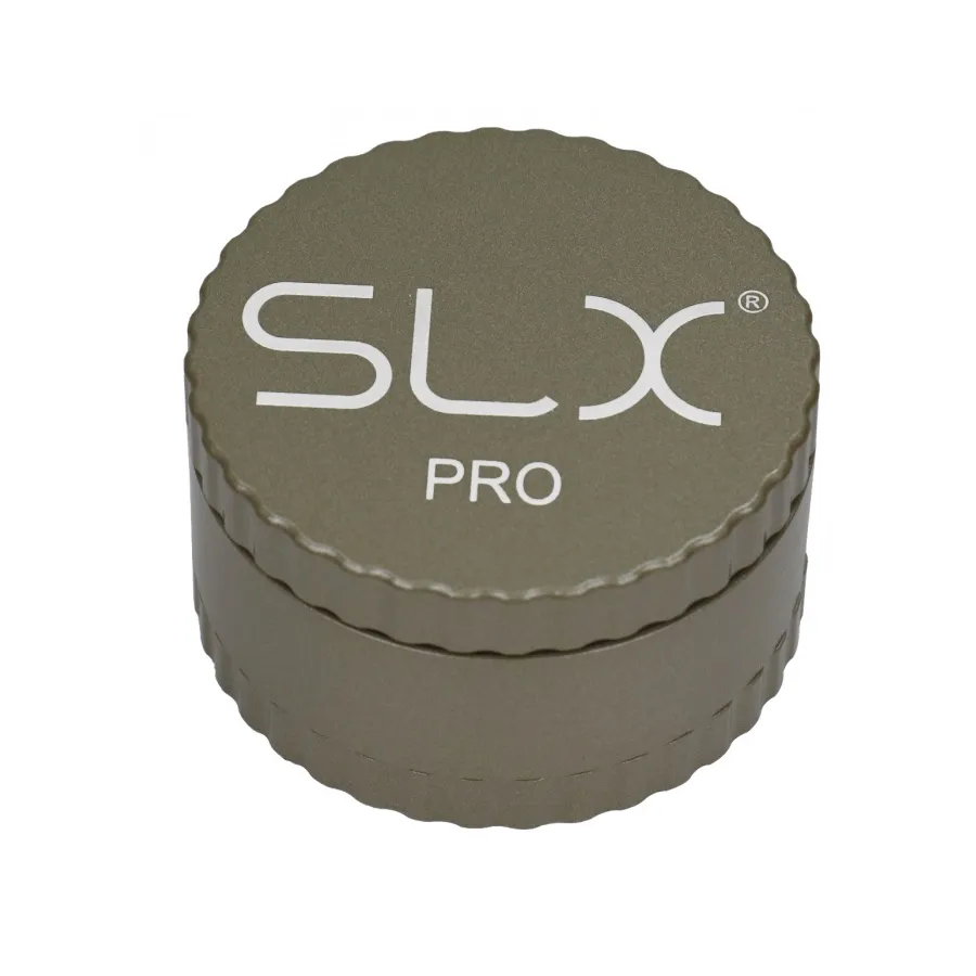 SLX PRO Ceramic Coated Grinder 62mm Champagne Gold | Hemp Shop