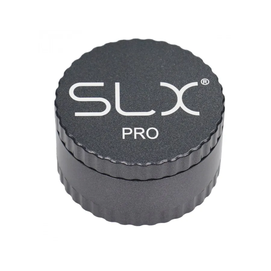 SLX PRO Ceramic Coated Grinder 62mm Charcoal | Hemp Shop