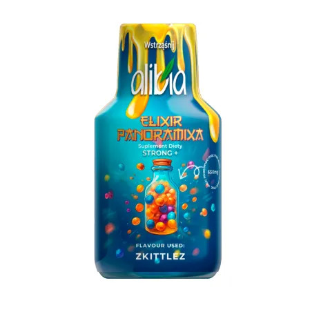 ELIXIR PANORAMIXA STRONG+ - Zkittlez 100ml 650mg ELIXIR PANORAMIXA STRONG+ - Zkittlez 100ml 650mg