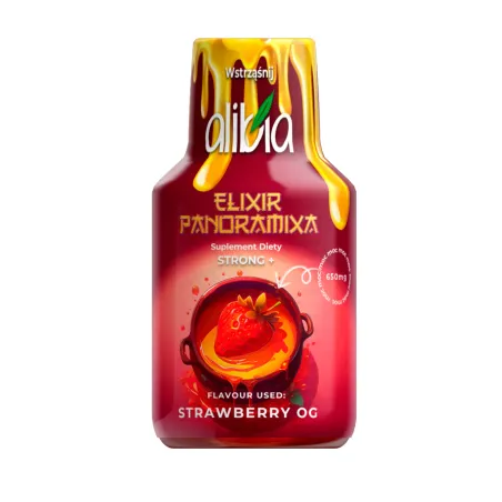 ELIXIR PANORAMIXA STRONG+ - Strawberry OG 100ml 650mg ELIXIR PANORAMIXA STRONG+ - Strawberry OG 100ml 650mg