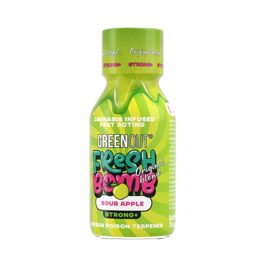 Green Out Fresh Bomb Sour Apple – Strong+ 100ml