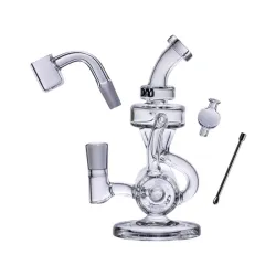 Wasserfilter Goody Glass Drummer Boy Mini Dab Rig Klar 4-teilig