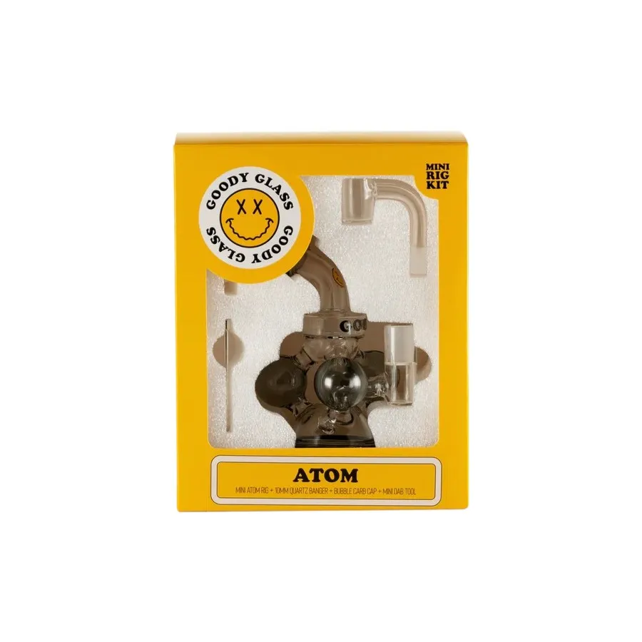 Filtr wodny Goody Glass Atom Mini Dab Rig Clear 4-cz