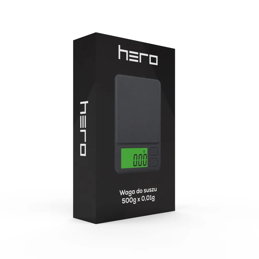 Waga do suszu konopnego 500g x 0,01g HERO Waga do suszu konopnego 500g x 0,01g HERO