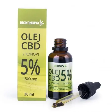 Olejek konopny 5 CBD 30ml opinie i ceny Konopny Sklep