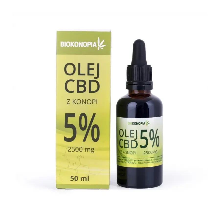 Olejek Konopny 5% CBD 50ml