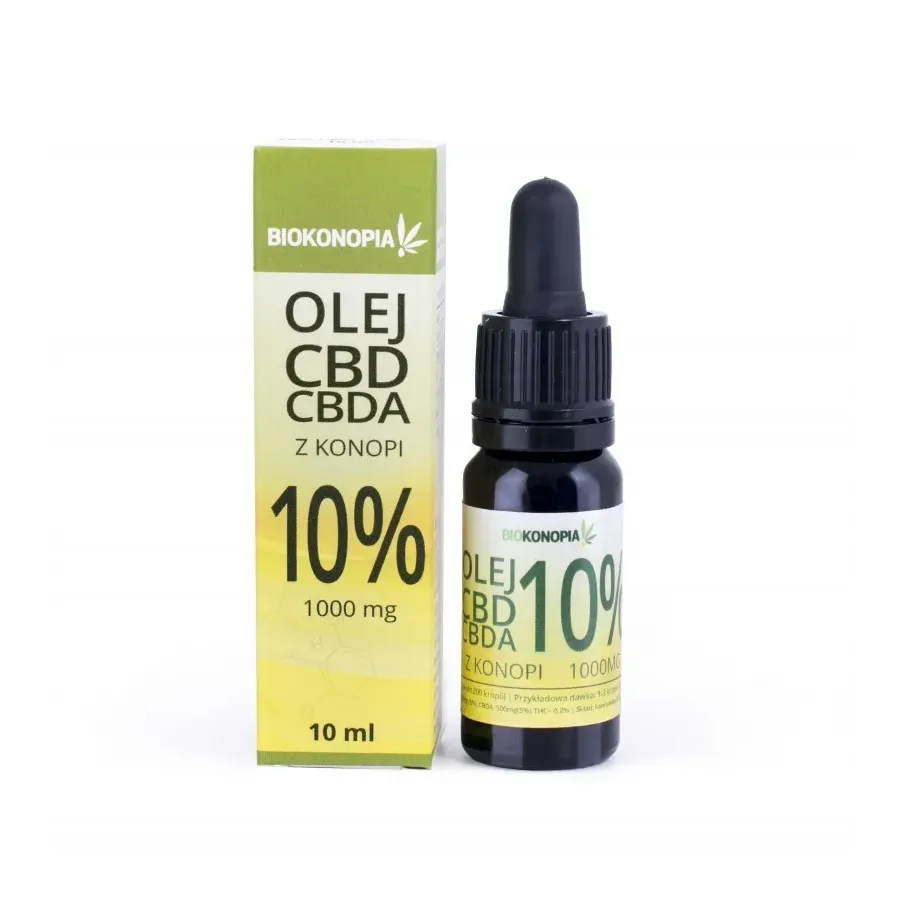 Olej z konopi 10% CBD+CBDA 10ml