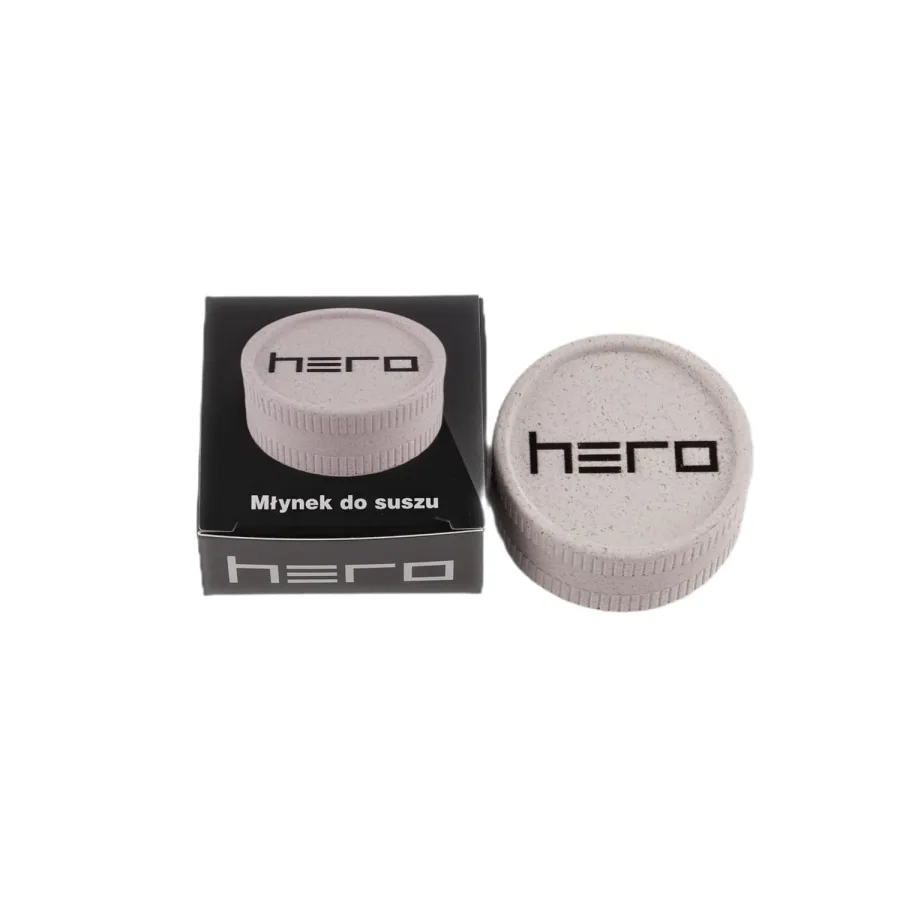 Młynek z włókna konopnego HERO white