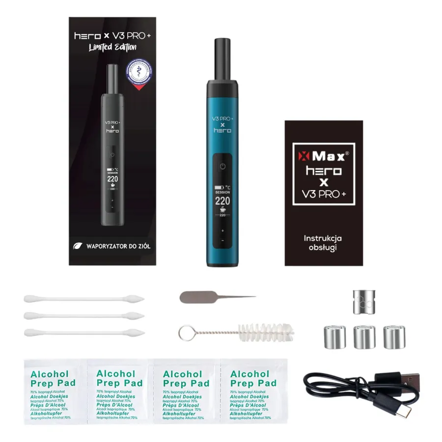 X-Max V3 PRO+ X HERO LIMITED EDITION PLUS BLAU | Hanf Laden X-Max V3 PRO+ X HERO LIMITED EDITION PLUS BLAU | Hanf Laden