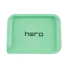 Hemp fibre tray HERO green 19 x 14 cm