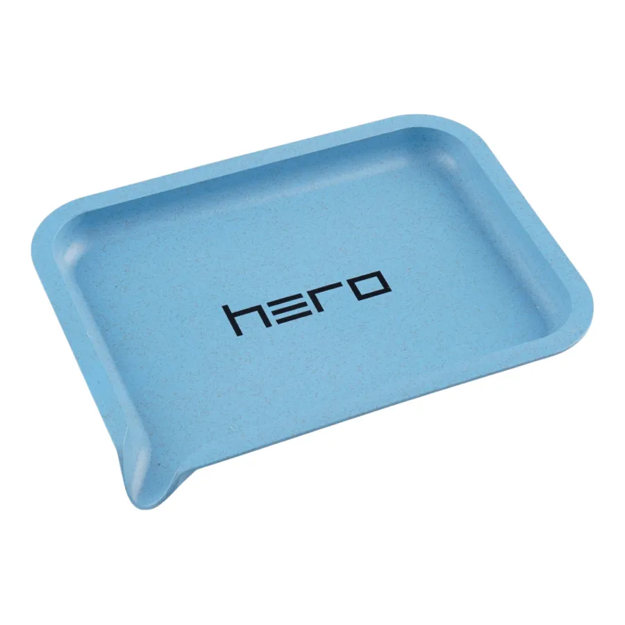Tablett aus Hanffaser HERO blau 19 x 14 cm