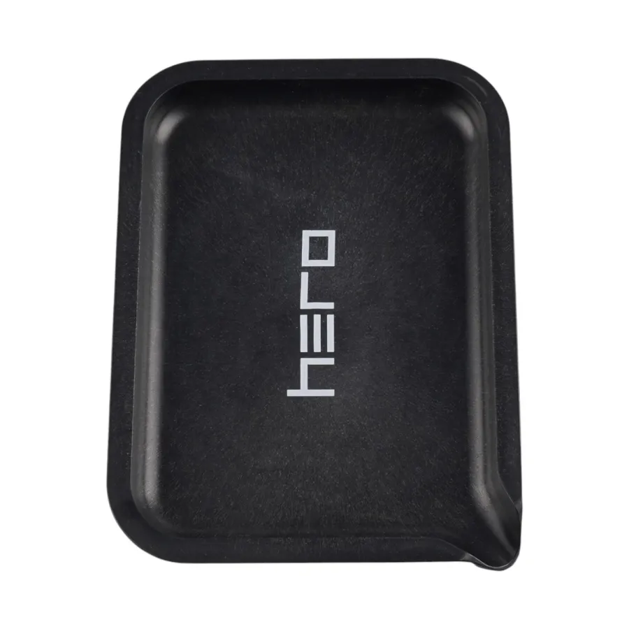 Hemp fiber tray HERO onyx 19 x 14 cm