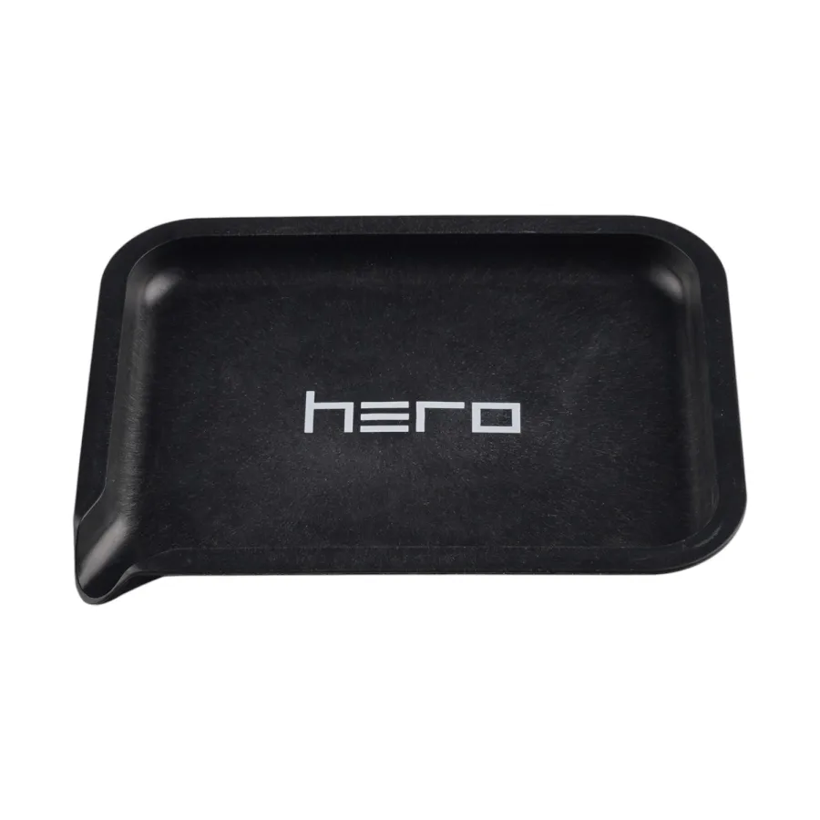Hemp fiber tray HERO onyx 19 x 14 cm