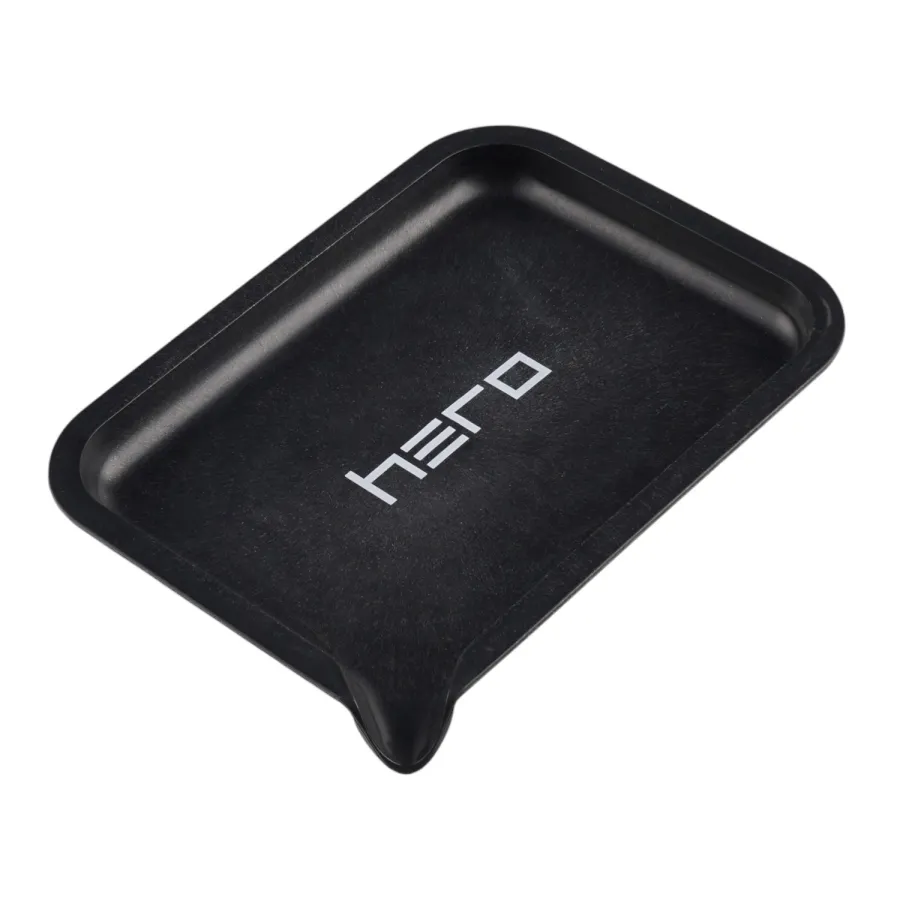 Hemp fiber tray HERO onyx 19 x 14 cm